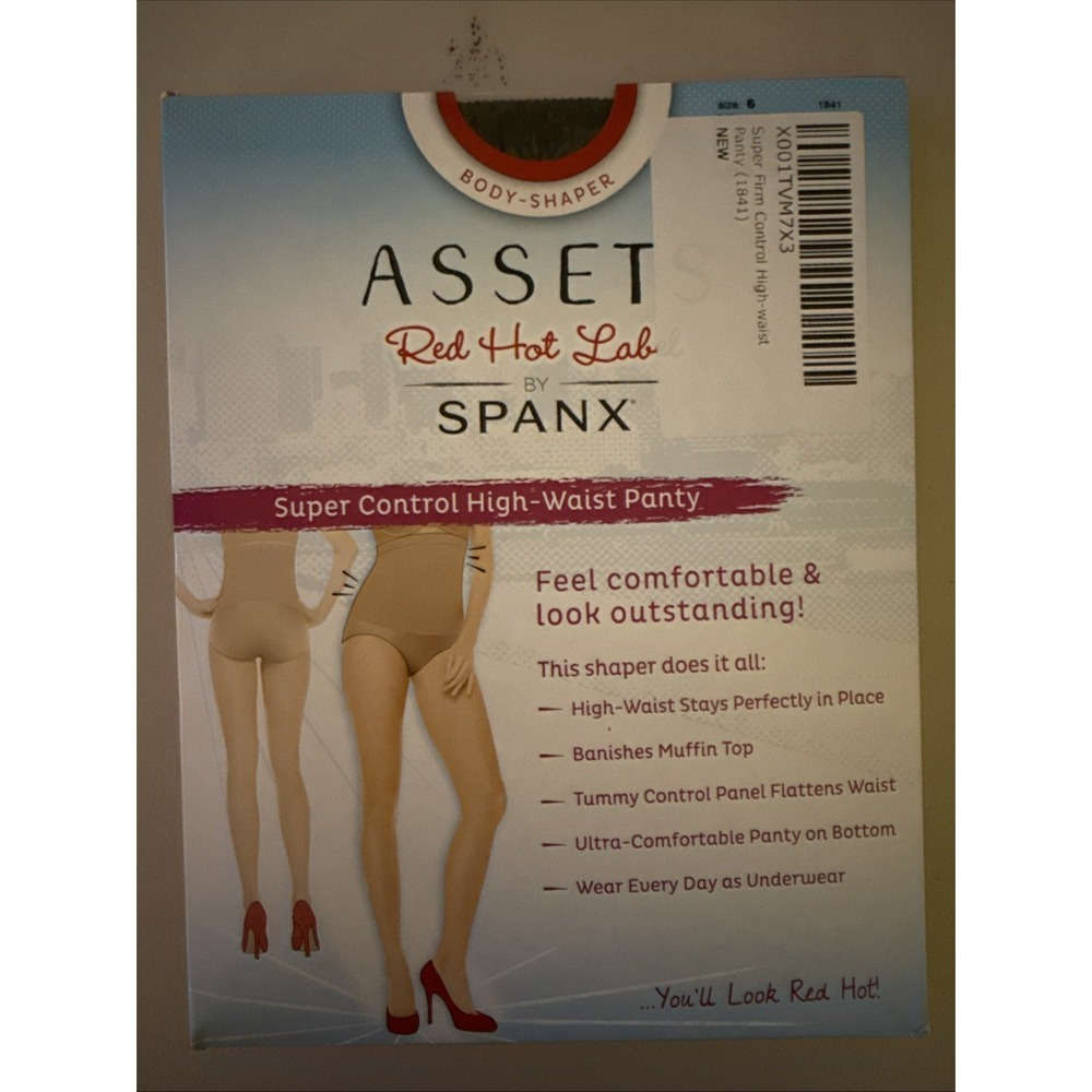 Assets By Spanx Super Control High Waist Panty Size 6  265-295 lbs‎   M18